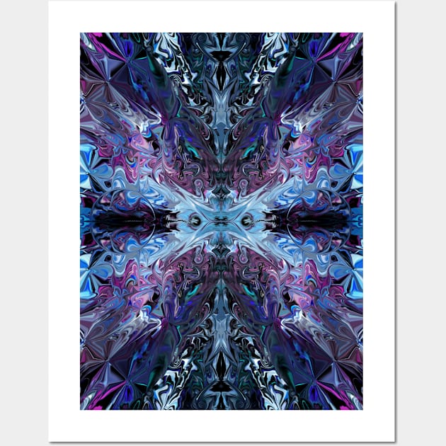 Carl Clarx Design - Ice back in Blue - Wall Art by Carl Clarx